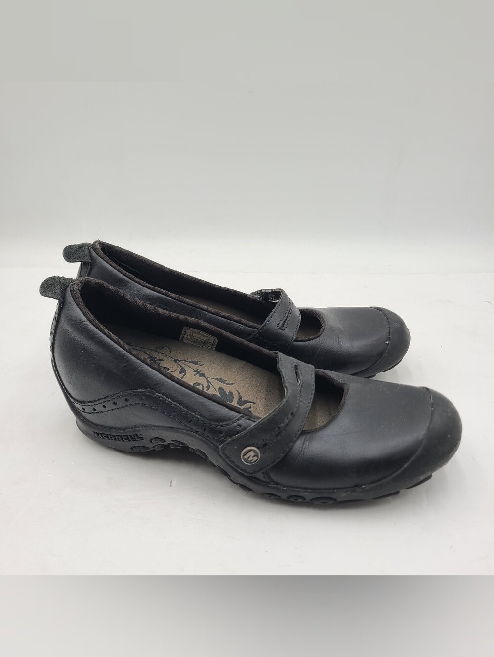 B49 Merrell Leather Mary Jane  Women Shoes Size 6.5